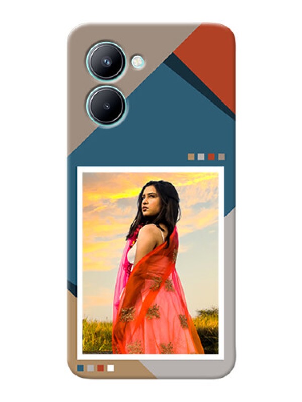 Custom Realme C33 Mobile Back Covers: Retro color pallet Design