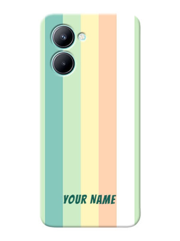 Custom Realme C33 Back Covers: Multi-colour Stripes Design