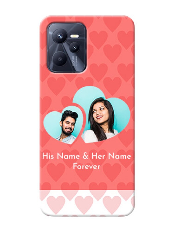 Custom Realme C35 personalized phone covers: Couple Pic Upload Design