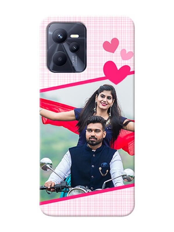 Custom Realme C35 Personalised Phone Cases: Love Shape Heart Design