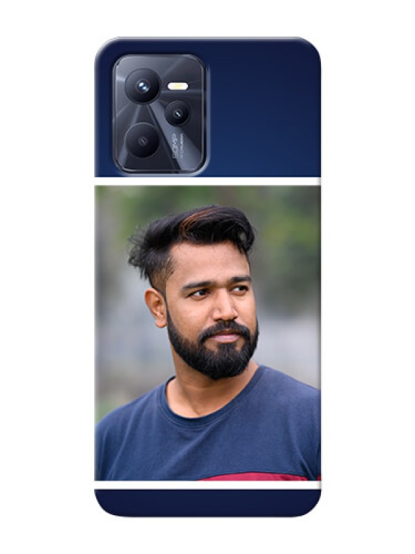 Custom Realme C35 Mobile Cases: Simple Royal Blue Design