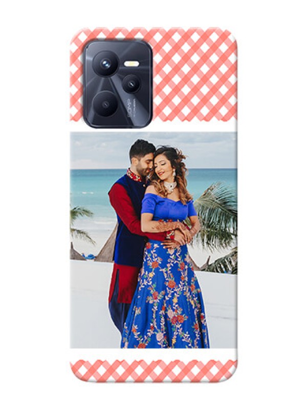 Custom Realme C35 custom mobile cases: Pink Pattern Design