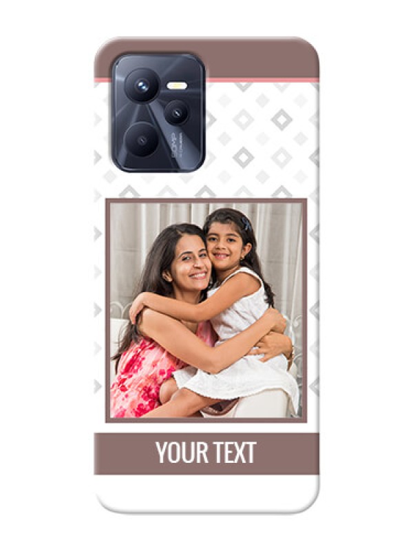 Custom Realme C35 custom back covers: Simple Diamond Design