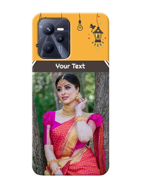 Custom Realme C35 custom back covers with Family Picture and Icons 