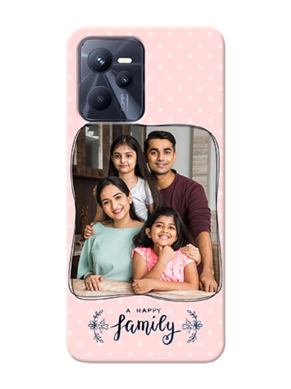 Custom Realme C35 Personalized Phone Cases: Family with Dots Design