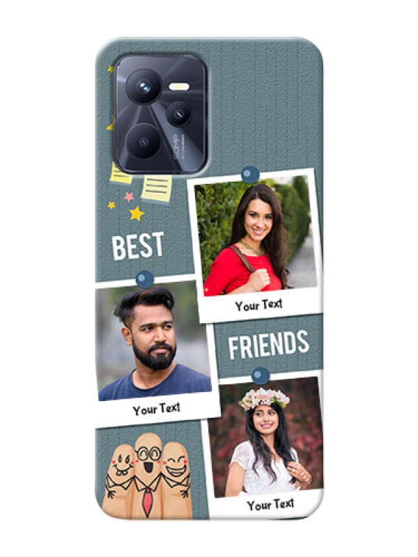 Custom Realme C35 Mobile Cases: Sticky Frames and Friendship Design