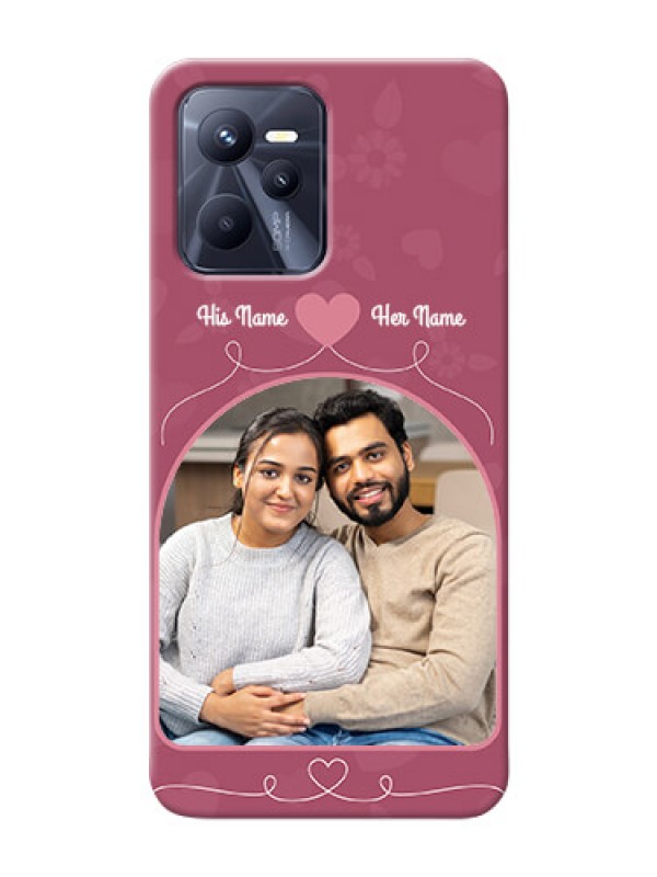 Custom Realme C35 mobile phone covers: Love Floral Design