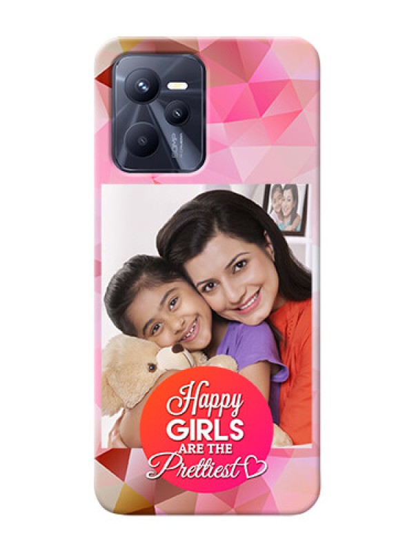 Custom Realme C35 Personalized Phone Covers: Abstract Triangle Design