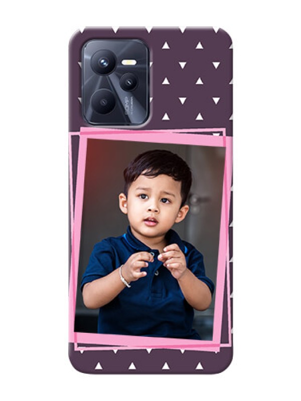 Custom Realme C35 Phone Cases: Triangle Pattern Dotted Design