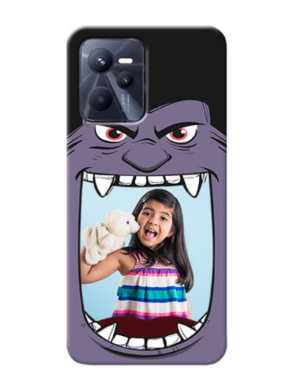 Custom Realme C35 Personalised Phone Covers: Angry Monster Design