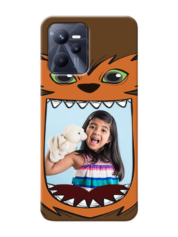 Custom Realme C35 Phone Covers: Owl Monster Back Case Design