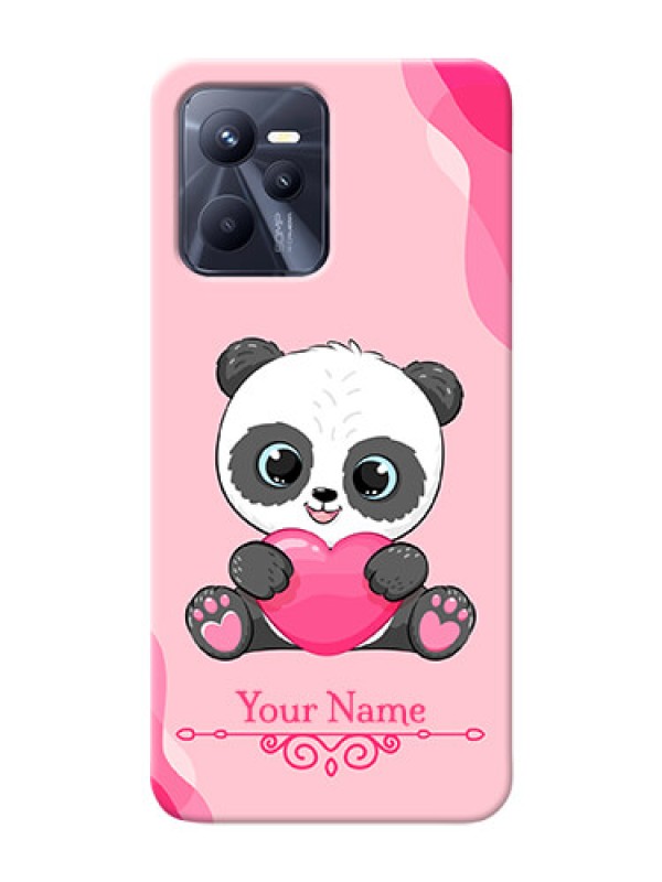 Custom Realme C35 Mobile Back Covers: Cute Panda Design