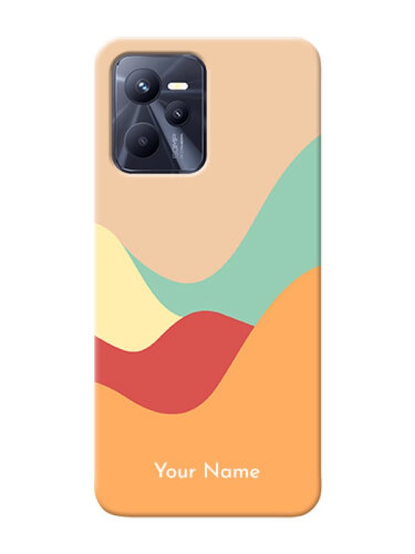 Custom Realme C35 Custom Mobile Case with Ocean Waves Multi-colour Design