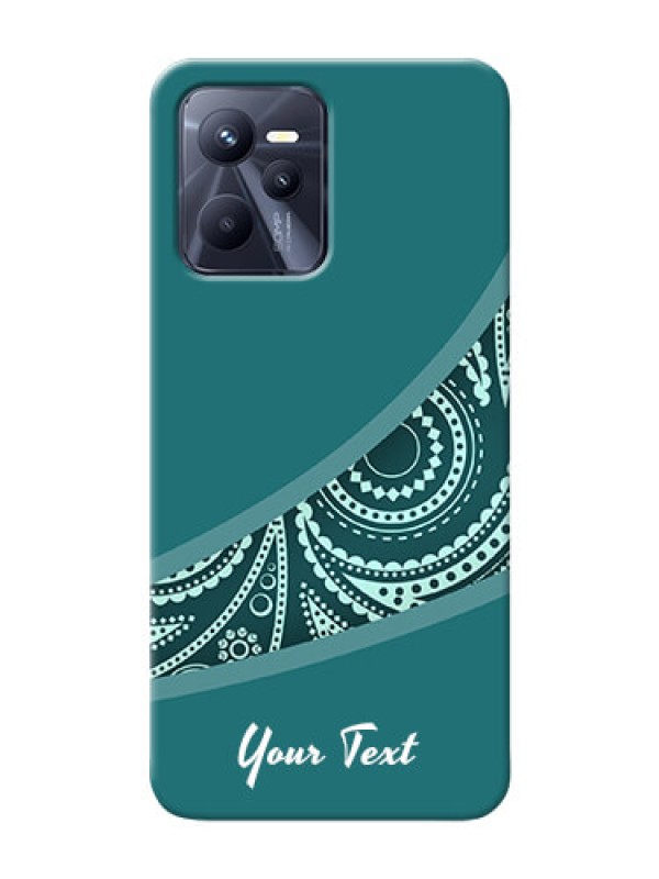 Custom Realme C35 Custom Phone Covers: semi visible floral Design