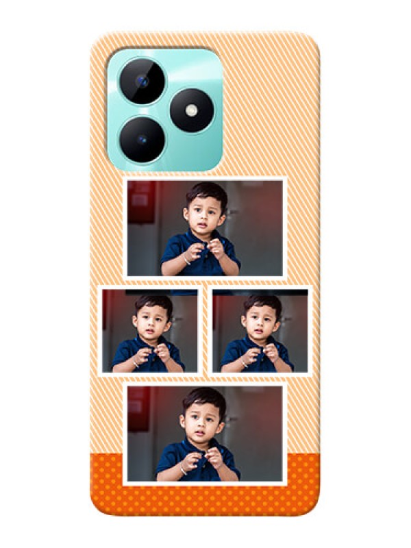 Custom Realme C51 Mobile Back Covers: Bulk Photos Upload Design