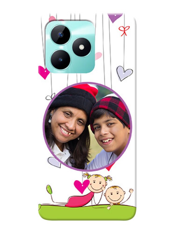Custom Realme C51 Mobile Cases: Cute Kids Phone Case Design