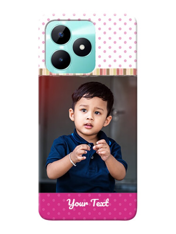 Custom Realme C51 custom mobile cases: Cute Girls Cover Design