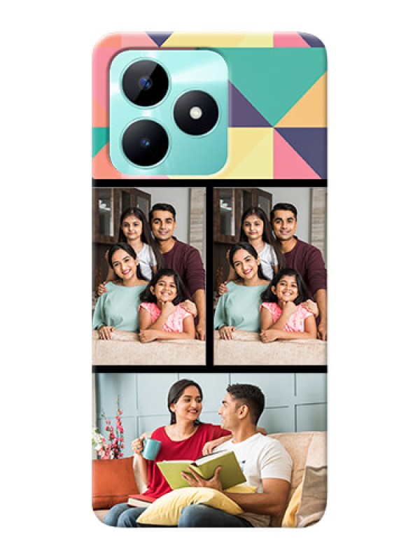 Custom Realme C51 personalised phone covers: Bulk Pic Upload Design