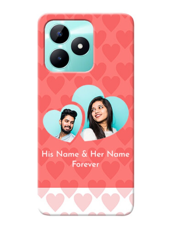 Custom Realme C51 personalized phone covers: Couple Pic Upload Design