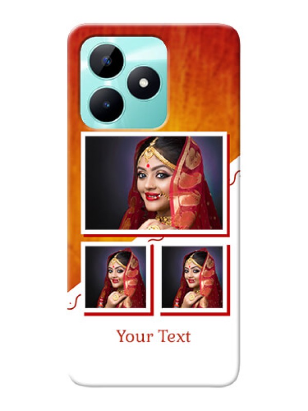 Custom Realme C51 Personalised Phone Cases: Wedding Memories Design