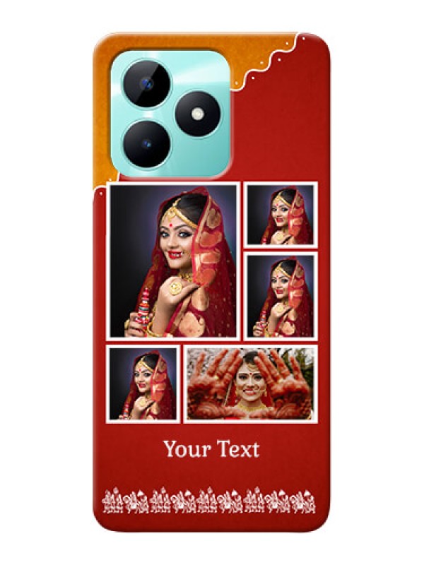 Custom Realme C51 customized phone cases: Wedding Pic Upload Design