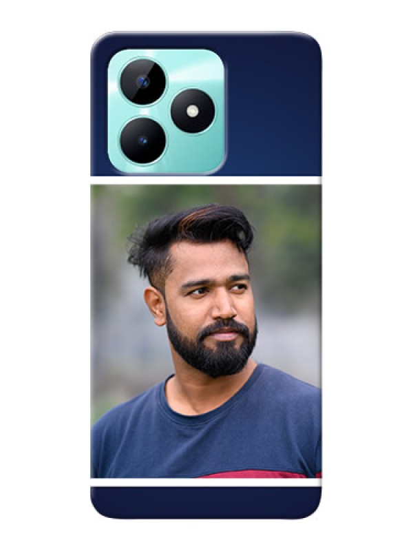 Custom Realme C51 Mobile Cases: Simple Royal Blue Design
