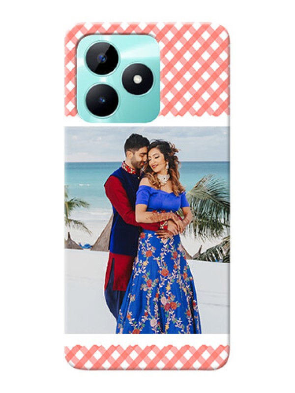 Custom Realme C51 custom mobile cases: Pink Pattern Design