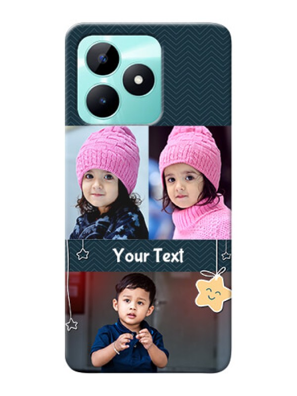 Custom Realme C51 Mobile Back Covers Online: Hanging Stars Design