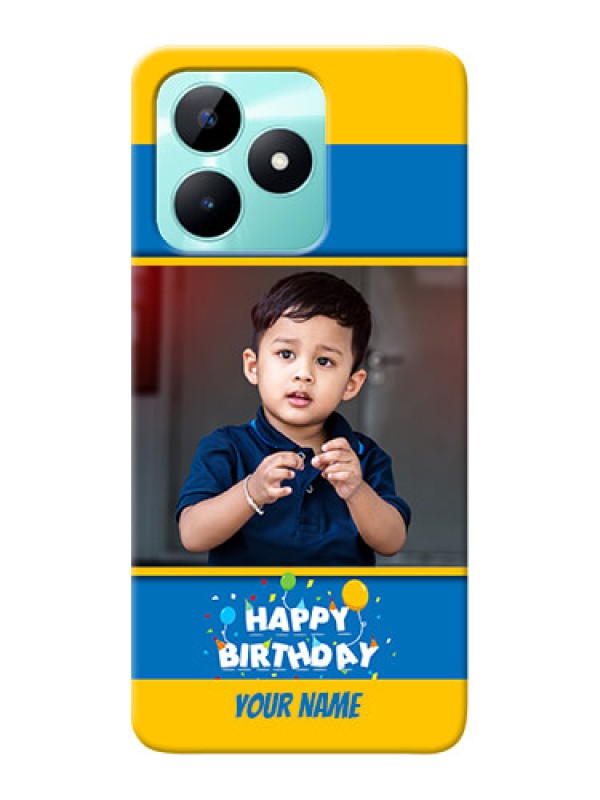 Custom Realme C51 Mobile Back Covers Online: Birthday Wishes Design
