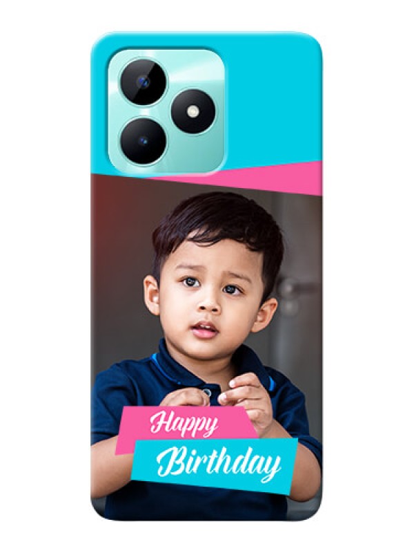 Custom Realme C51 Mobile Covers: Image Holder with 2 Color Design