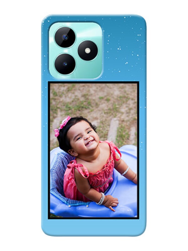 Custom Realme C51 Phone Covers: Wave Pattern Colorful Design