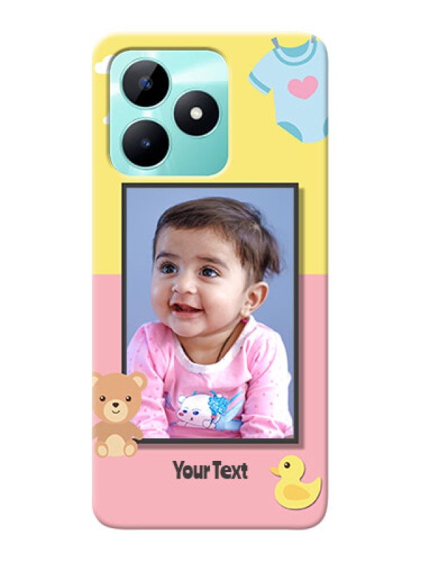 Custom Realme C51 Back Covers: Kids 2 Color Design