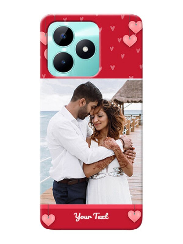 Custom Realme C51 Mobile Back Covers: Valentines Day Design
