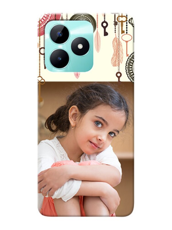 Custom Realme C51 Phone Back Covers: Boho Style Design