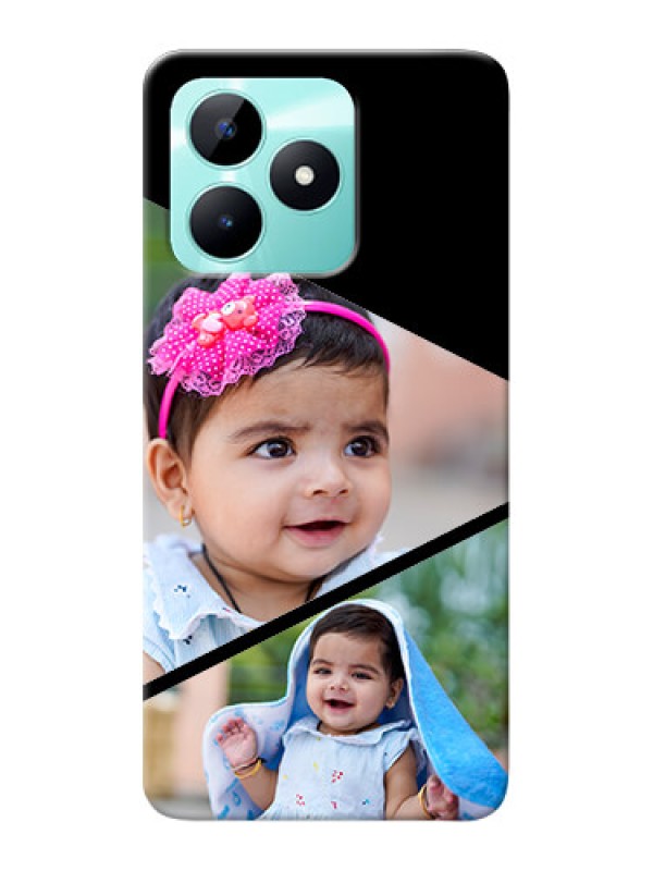 Custom Realme C51 mobile back covers online: Semi Cut Design