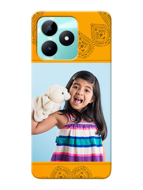 Custom Realme C51 custom mobile back covers: Photo Wedding Design