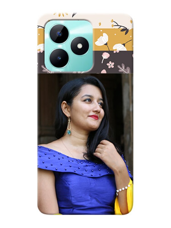 Custom Realme C51 mobile cases online: Stylish Floral Design