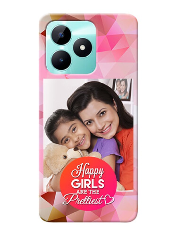 Custom Realme C51 Personalized Phone Covers: Abstract Triangle Design