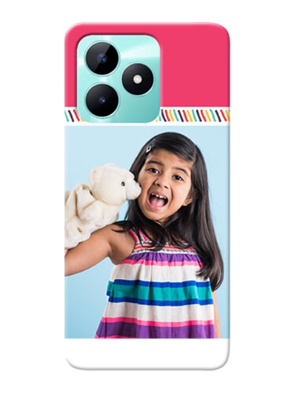 Custom Realme C51 Personalized Phone Cases: line art design