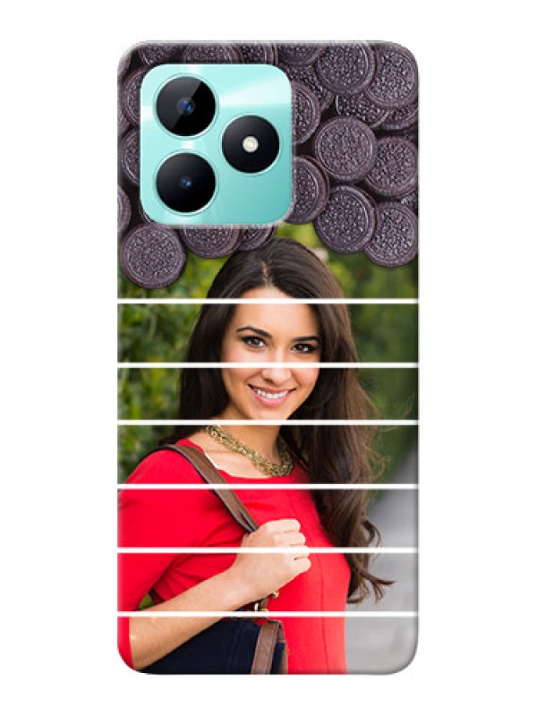 Custom Realme C51 Custom Mobile Covers with Oreo Biscuit Design