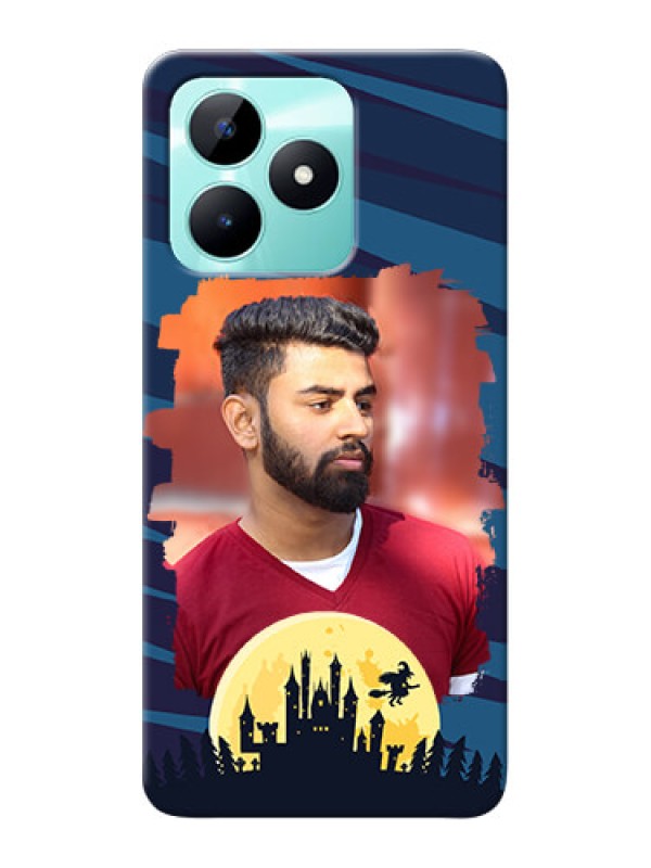 Custom Realme C51 Back Covers: Halloween Witch Design