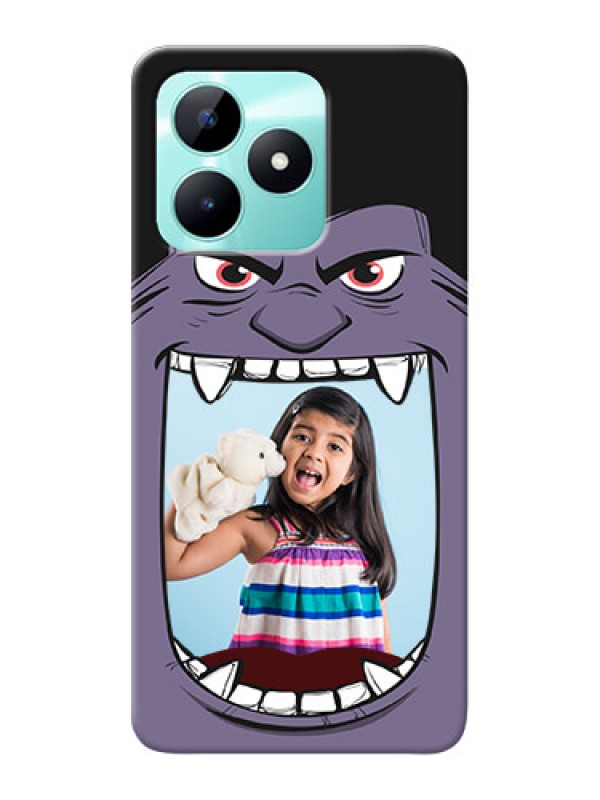 Custom Realme C51 Personalised Phone Covers: Angry Monster Design