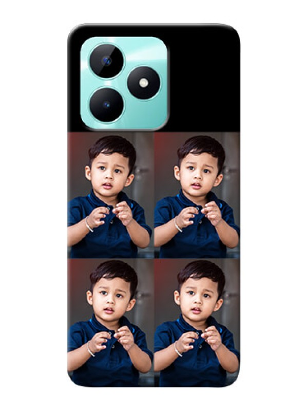 Custom Realme C51 4 Image Holder on Mobile Cover