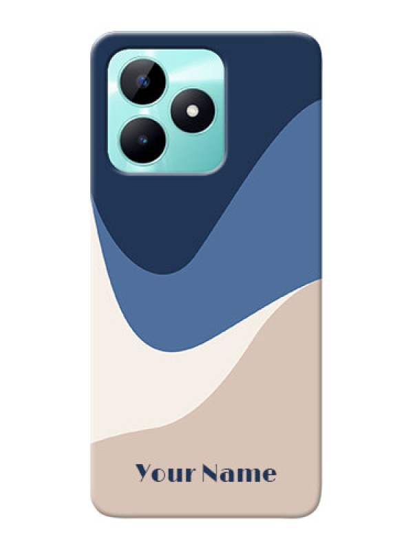 Custom Realme C51 Custom Phone Case with Abstract Drip Art Design