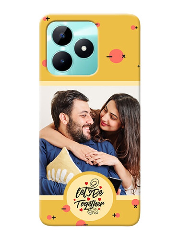 Custom Realme C51 Photo Printing on Case with Lets be Together Design