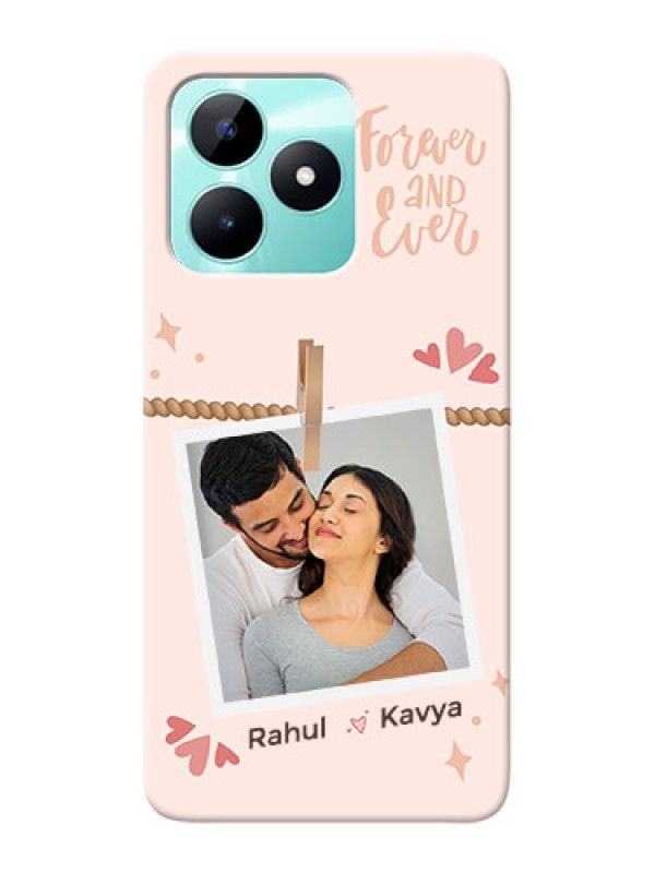 Custom Realme C51 Custom Phone Case with Forever and ever love Design