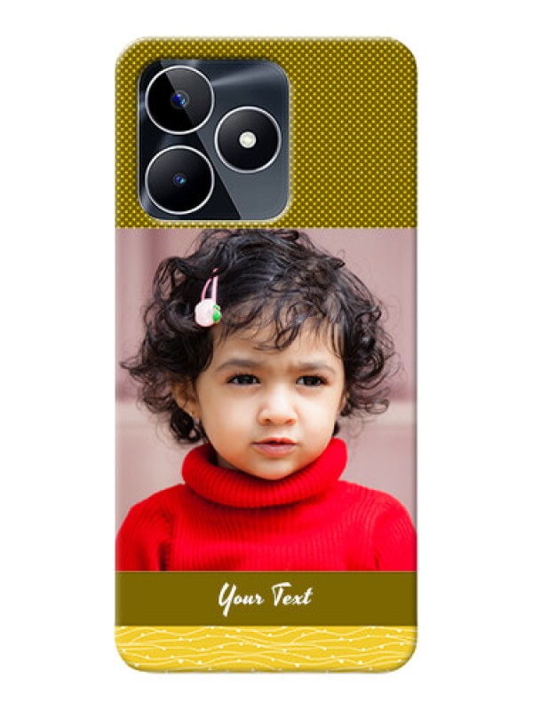 Custom Realme C53 custom mobile back covers: Simple Green Color Design