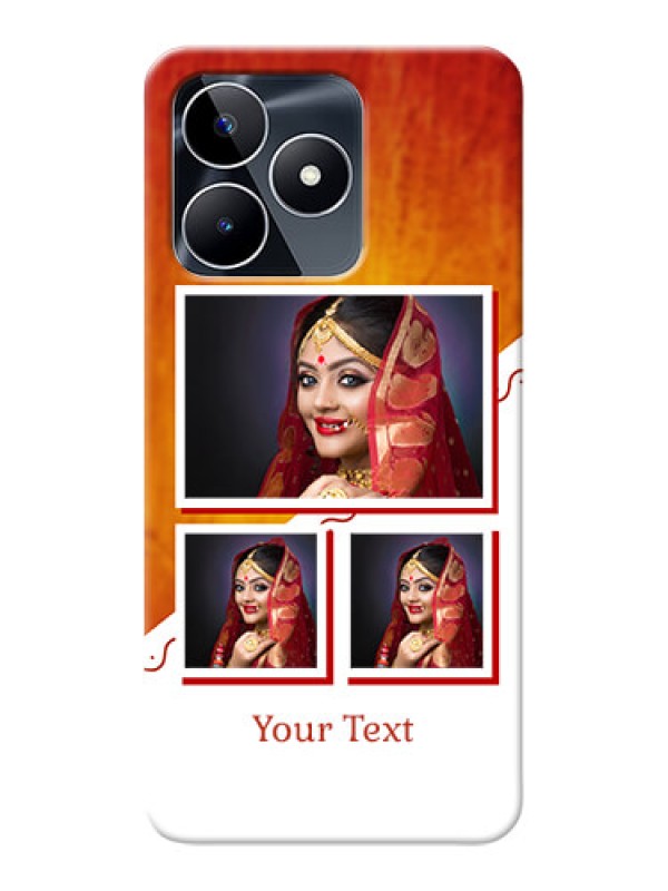 Custom Realme C53 Personalised Phone Cases: Wedding Memories Design