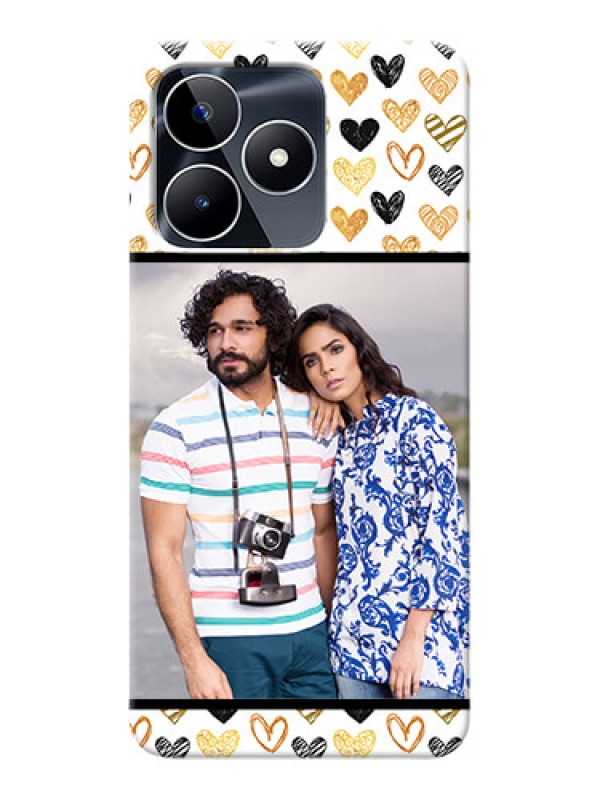 Custom Realme C53 Personalized Mobile Cases: Love Symbol Design