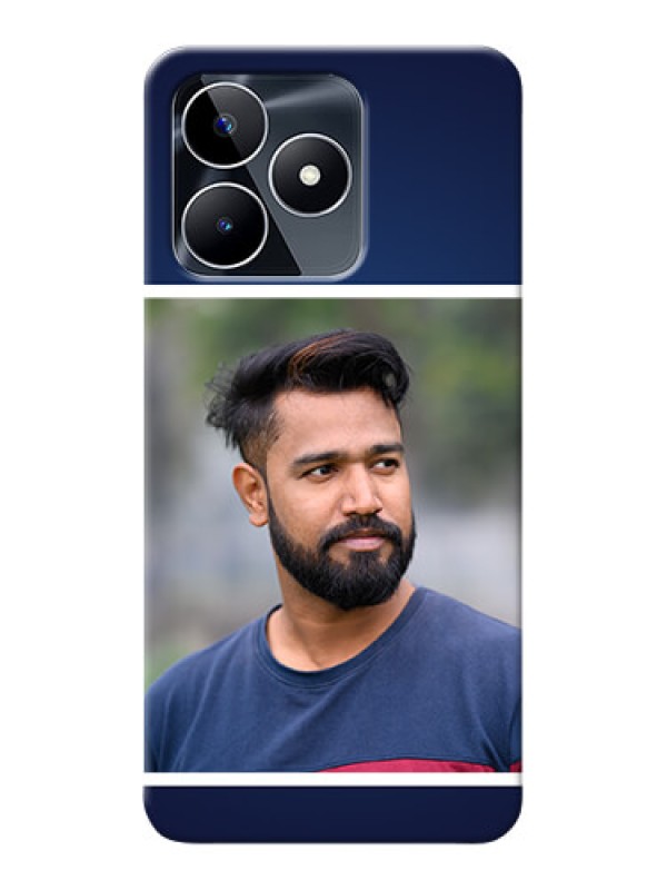 Custom Realme C53 Mobile Cases: Simple Royal Blue Design